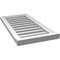 Ekena Millwork Vertical Surface Mount PVC Gable Vent: Functional, w/ 2"W x 2"P Brickmould Sill Frame, 16"W x 32"H GVPVE16X3203SF - alternate 3